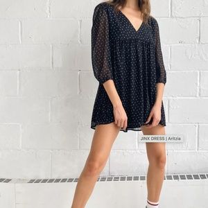 Aritzia Sunday Best Jinx Dress Polka Dot